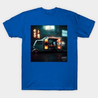 Cyberpunk Tokyo Ramen Food Truck T-Shirt